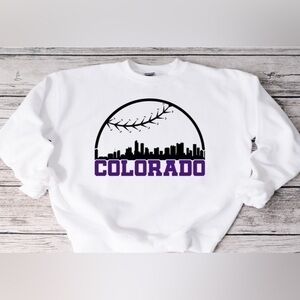 Colorado Rockies Skyline Crewneck